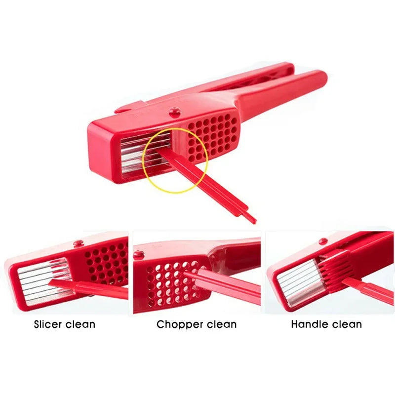 كسارة الثوم DecorBites™: مكبس يدوي متعدد الوظائف ومطحنة