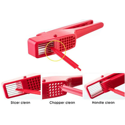 كسارة الثوم DecorBites™: مكبس يدوي متعدد الوظائف ومطحنة