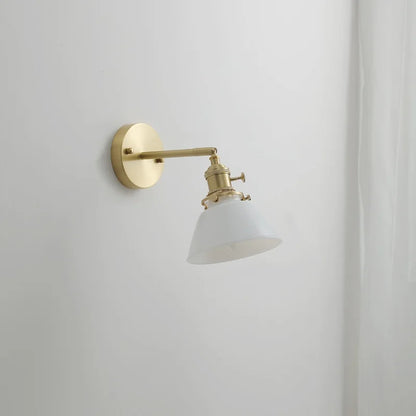 DecorBites™ Glass Copper LED Wall Lights Modern Style for Indoor Bedroom Living Room