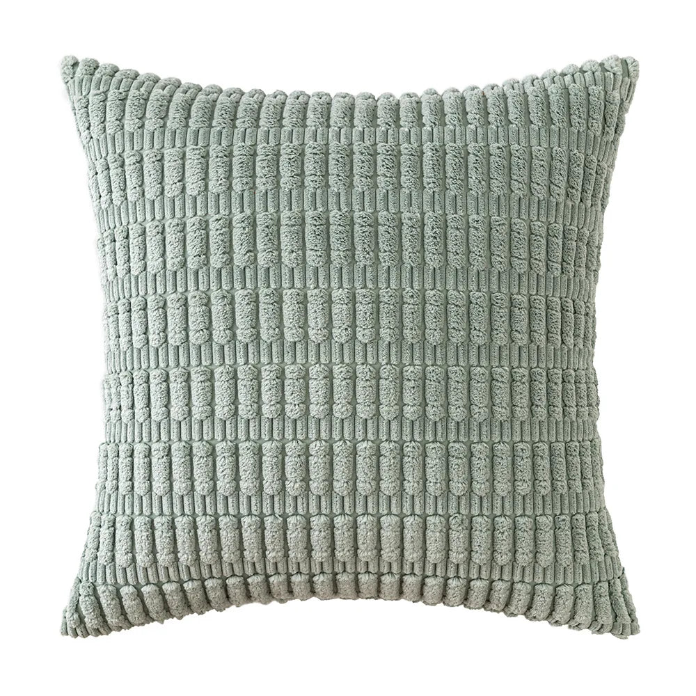 DecorBites™ Inyahome Sage Green Corduroy Velvet Pillowcase Set of 2 - Cushion Cover