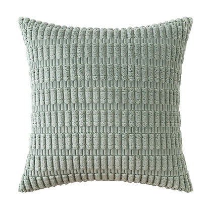 DecorBites™ Inyahome Sage Green Corduroy Velvet Pillowcase Set of 2 - Cushion Cover