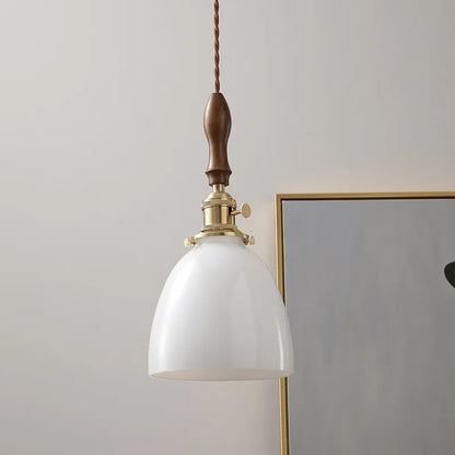 DecorBites™ Glass Copper LED Pendant Lights for Modern Style Dining Kitchen Bedroom