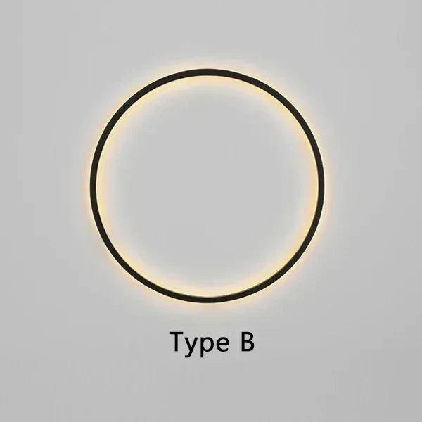 DecorBites™ Circular Wall Lamp LED Lighting for Bedroom Living Room Atmosphere