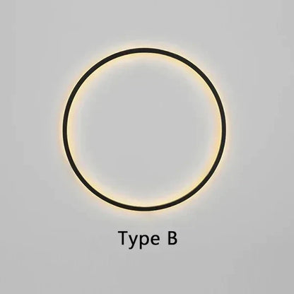 DecorBites™ Circular Wall Lamp LED Lighting for Bedroom Living Room Atmosphere