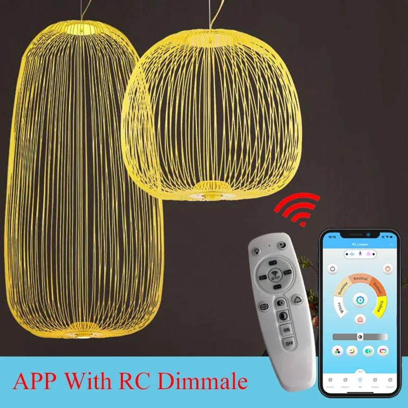 DecorBites™ Industrial Birdcage Iron Table Lamp for Bar, Restaurant, Hotel - LED Lighting