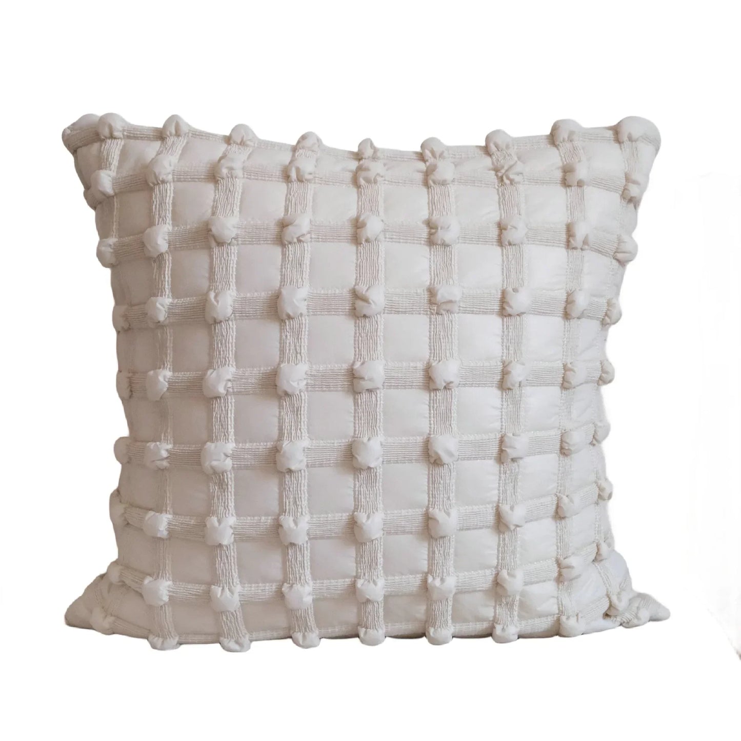 DecorBites™ Bubble Plaid Cushion Cover - Elegant Three-Dimensional Pillowcase