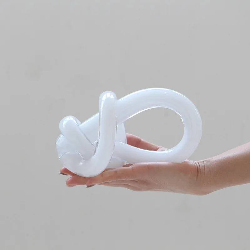 ديكورات منزلية من ديكوربايتس™ بعقدة خيط زجاجية هندسية