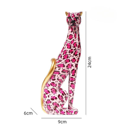 DecorBites™ Leopard Resin Sculpture - Home Office Decoration & Gift