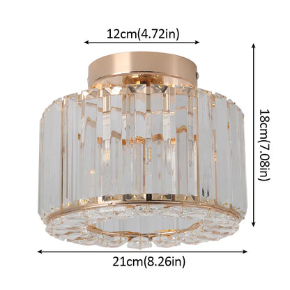 DecorBites™ Crystal LED Ceiling Light Chandelier for Bedroom Living Room Dining Room