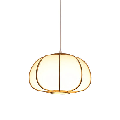 DecorBites™ Bamboo Pendant Lamp: Japanese Zen Tea Room Hanging Light for Home Decor