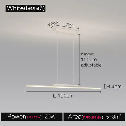 ثريا DecorBites™ Black Line: تصميم صالون أنيق، إضاءة فاخرة للمنزل والمطعم