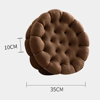 Decobites Plush Biscuit Sofa Cushion for Living Room & Bedroom Decor