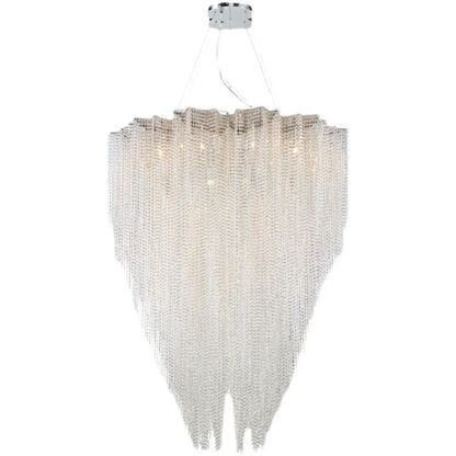 DecorBites™ Crystal Tassel Pendant Light: Italian Postmodern Luxury for Bedroom & Restaurant
