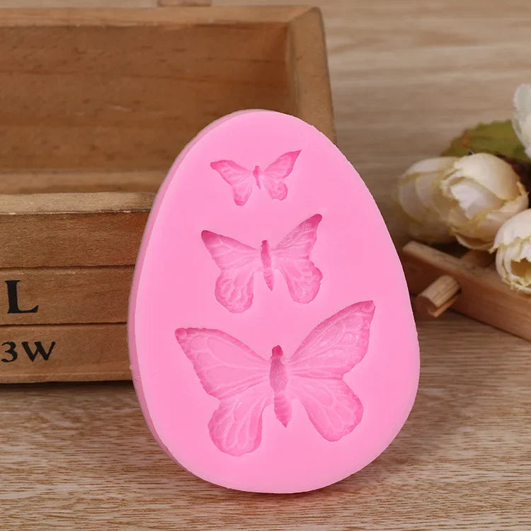 DecorBites™ Butterfly Silicone Fondant Mold Cake Decorating Chocolate Mould Wedding Decor D0101