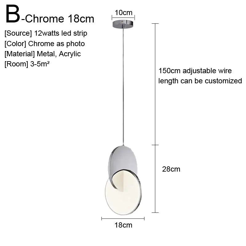 DecorBites™ Gold Nordic Pendant Lights Indoor Kitchen Dining Room Home Decor