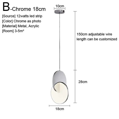 DecorBites™ Gold Nordic Pendant Lights Indoor Kitchen Dining Room Home Decor