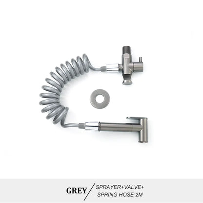 DecorBites™ Brass Bidet Spray Kit with Portable Valve for Bathroom Anus Shower