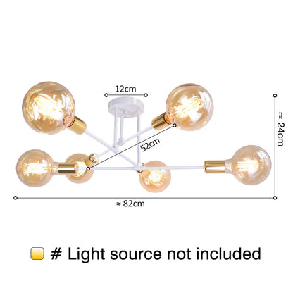 DecorBites™ Industrial LED Ceiling Lights for Modern Minimalist Home Decor