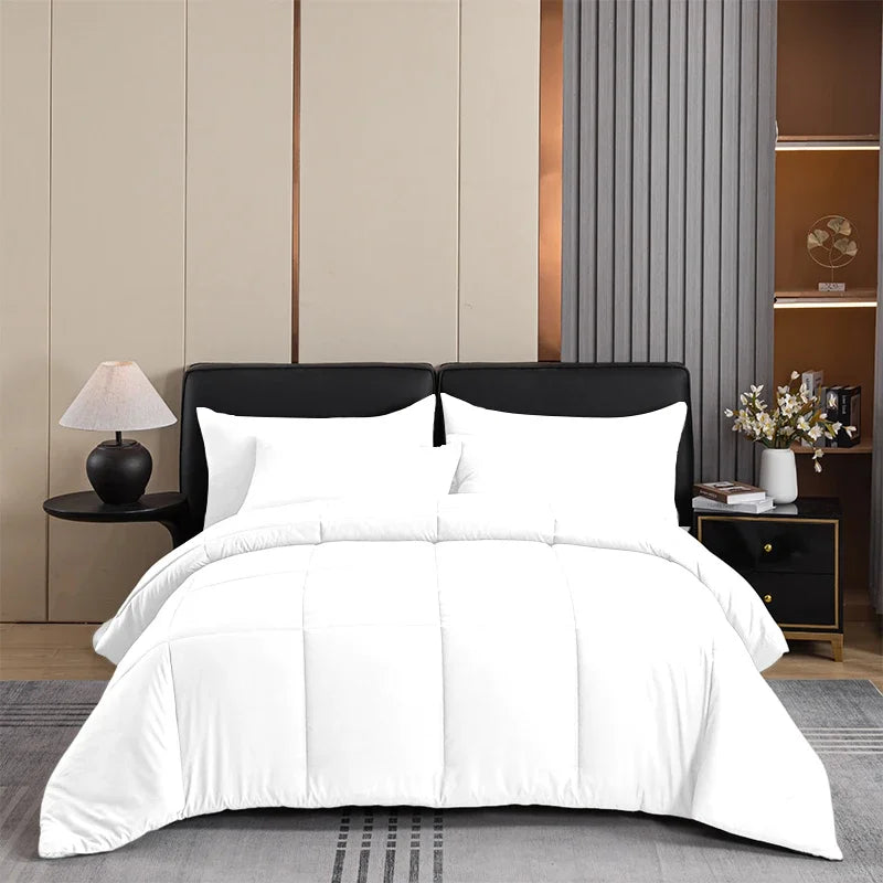 Decorbites™ Edredón Cuadrado Grande con Capitoné para Cama Queen, Manta de Primavera y Otoño, Confort de las Cuatro Estaciones