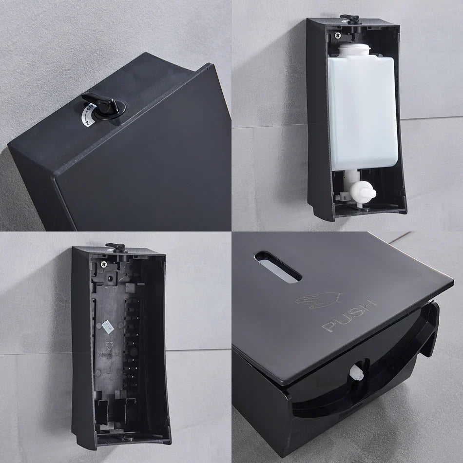 موزع صابون حائطي DecorBites™ سعة 450 مل للمطبخ والحمام