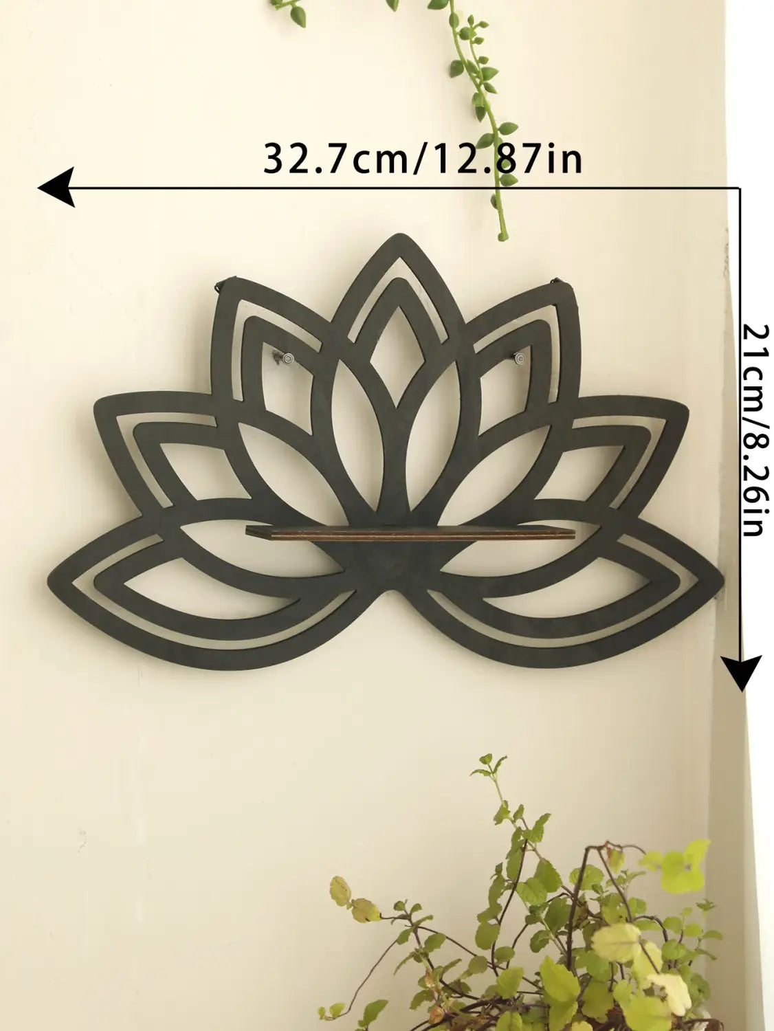 DecorBites™ Lotus Floating Wall Shelf - Multi-Style Home Decor