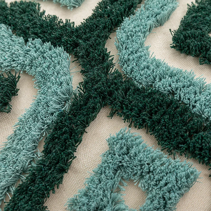 Fundas de almohada DecorBites™ Boho con diseño geométrico acolchado en lona de algodón