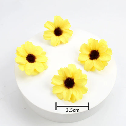DecorBites™ Mini Daisy Artificial Flowers for DIY Wedding Decor and Crafts