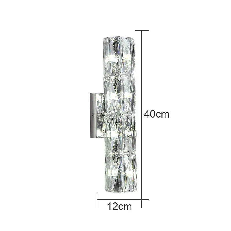 DecorBites™ Crystal High-End Wall Lamp for Luxury Living Room, Bedroom, Villa Lighting
