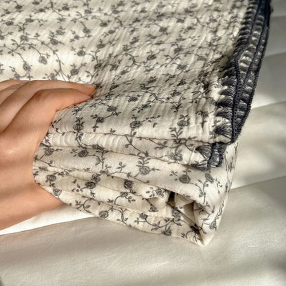 DecorBites™ Korean Cotton Cartoon Blanket for Travel & Home - Kids, Adults