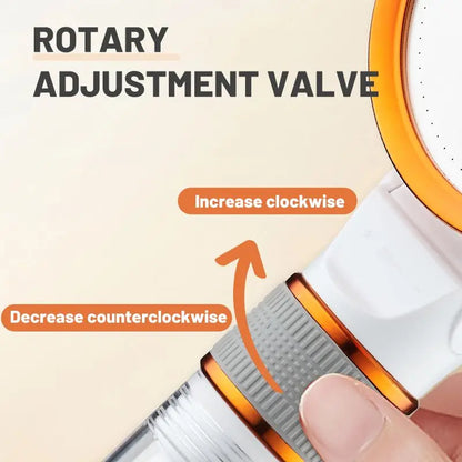 DecorBites™ Dual Sided High Pressure Showerhead - 3 Modes, Water Saving