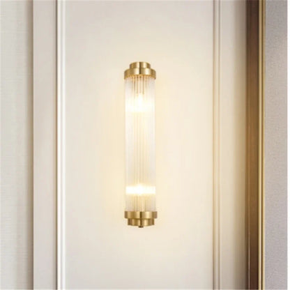 DecorBites™ Crystal LED Wall Sconce: Luxury Nordic Glass Luminaire for Staircase & Bedroom