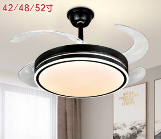 Silver Modern Ceiling Fan