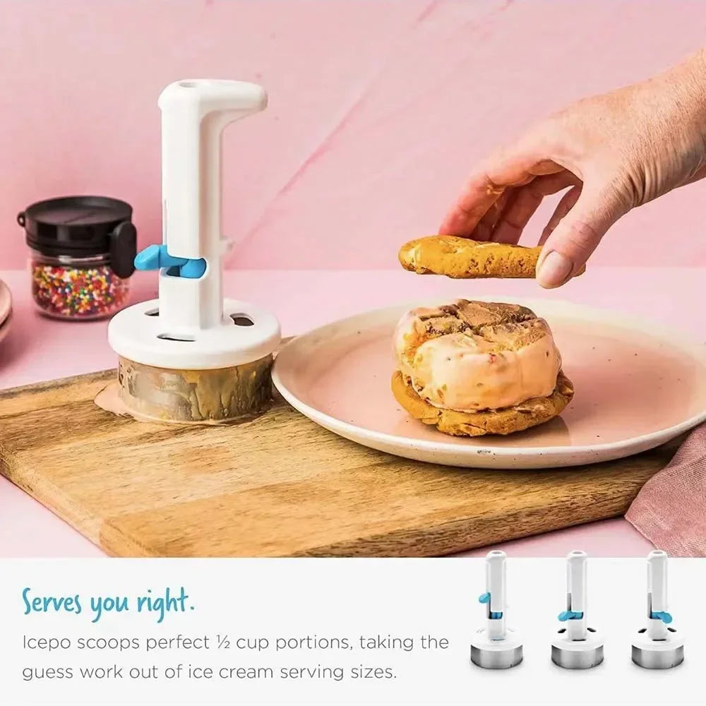 DecorBites™ Ice Cream Scoop: Effortlessly Scoops for Perfect Ice Cream Sandwich