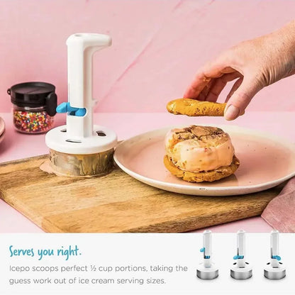 DecorBites™ Ice Cream Scoop: Effortlessly Scoops for Perfect Ice Cream Sandwich