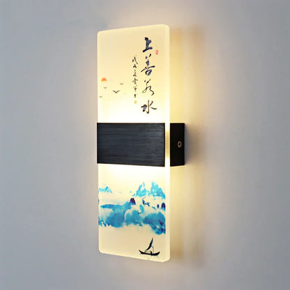 DecorBites™ مصباح حائط LED مربع الشكل بغطاء أكريليك للديكور المنزلي