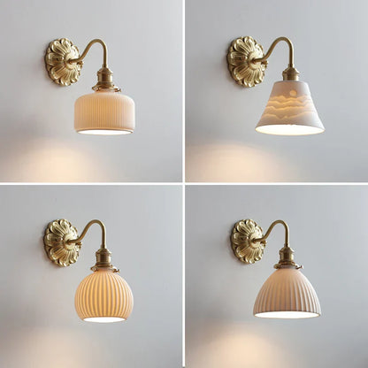 DecorBites™ Ceramic Ball LED Wall Lights: Copper Nordic Modern Wandlamp Murale
