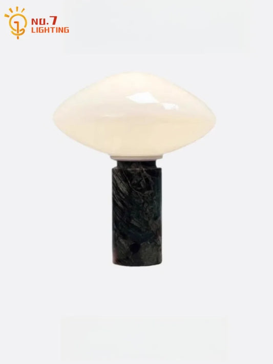 DecorBites™ Green Marble LED Table Lamp Nordic Minimalist Design