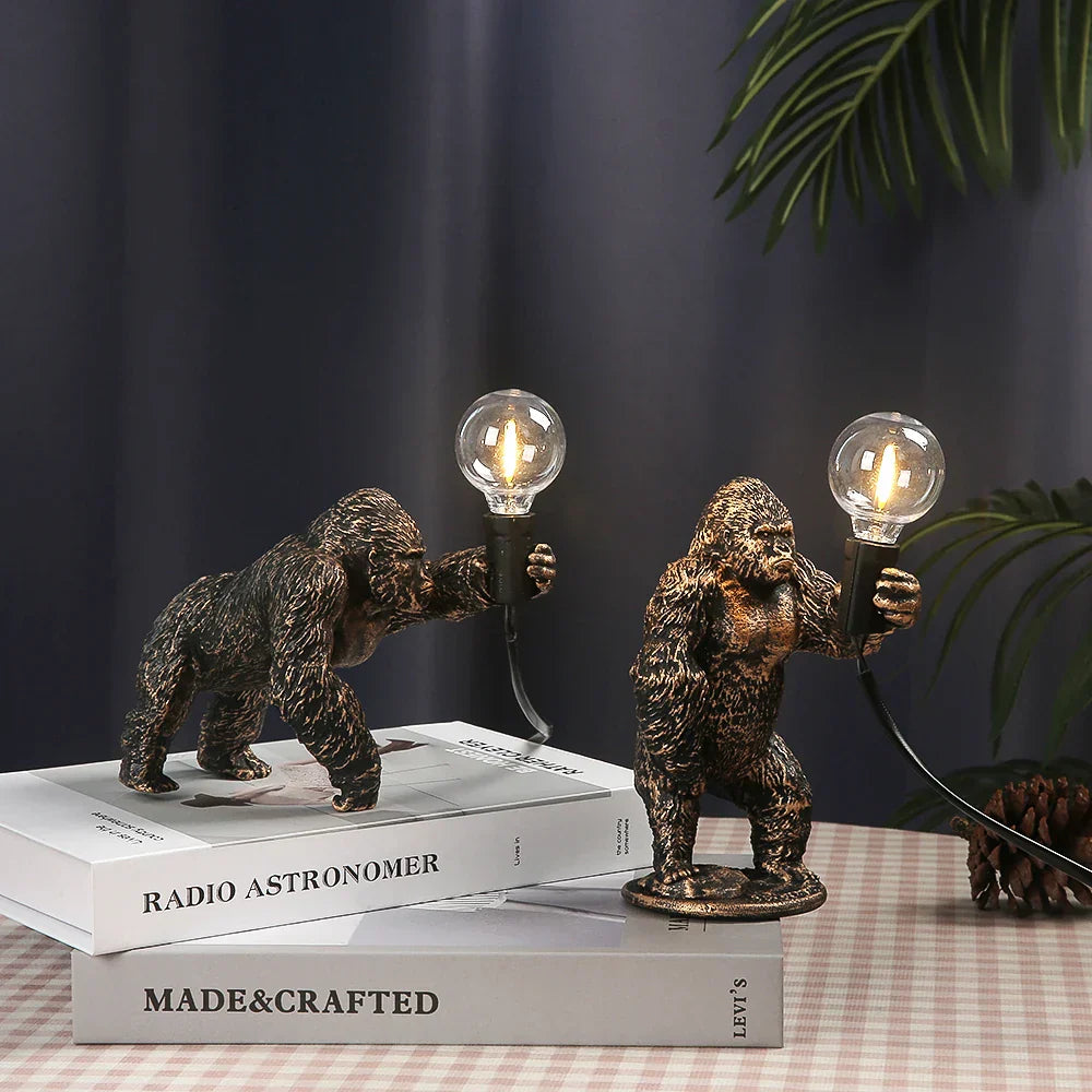 DecorBites™ King Kong Gorilla Table Lamp: Explosive Night Light for Bedroom