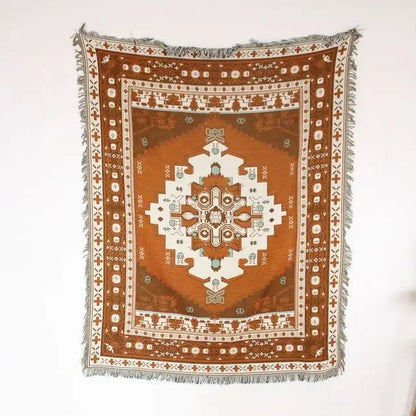 DecorBites™ Bohemian Outdoor Blanket - Luxury Tapestry Rug for Camping, Picnics, and Home Decor