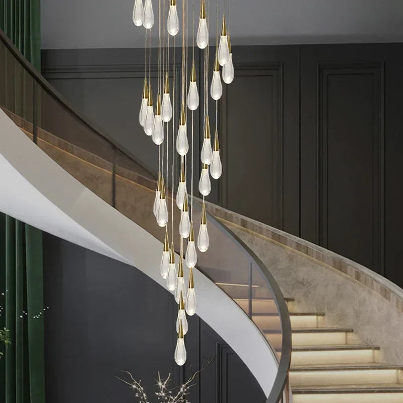 Lámparas colgantes DecorBites™ Crystal Gold para comedor, isla de cocina, candelabro