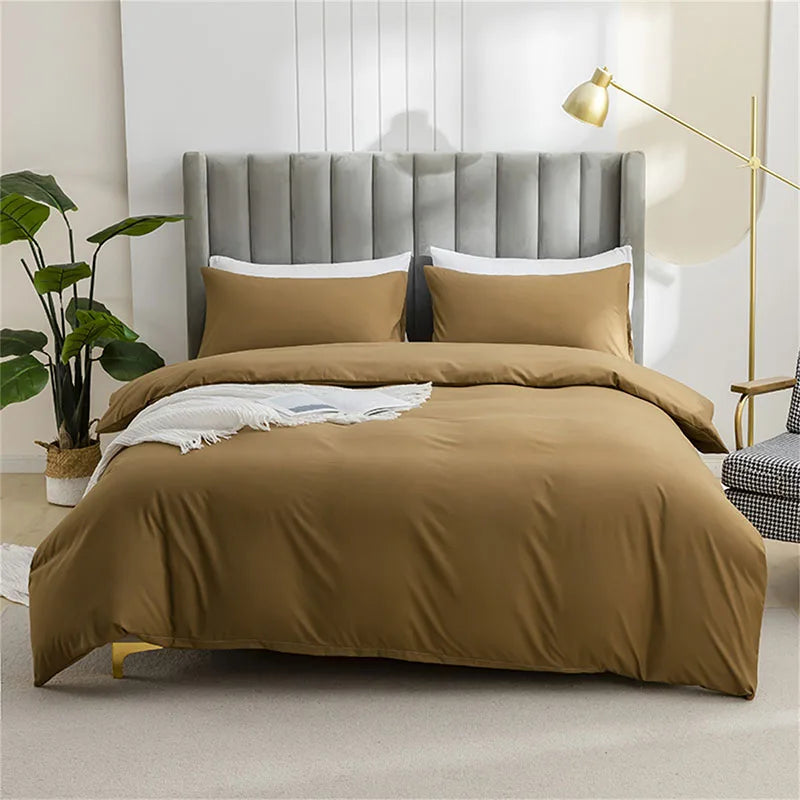 DecorBites™ Brushed Duvet Cover Set | Soft Skin-Friendly Bedding | Full Queen King Twin Sizes