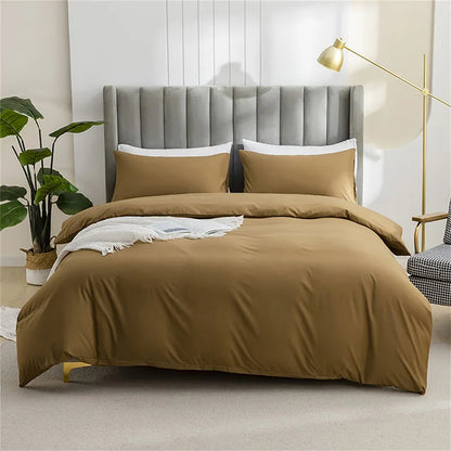 DecorBites™ Brushed Duvet Cover Set | Soft Skin-Friendly Bedding | Full Queen King Twin Sizes