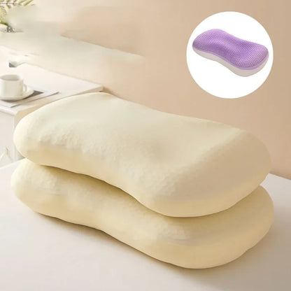 Decobites Summer Honeycomb Cooling Pillow with Soft Warm Side & Ice Silk Pillowcase