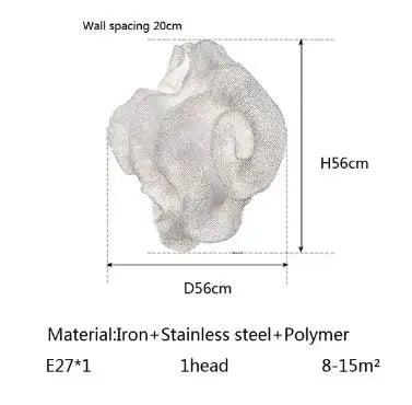 DecorBites™ Cloud Chandelier: Modern Designer Pendant Light for Living Room, Bedroom & Bar