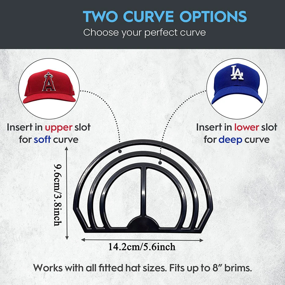 DecorBites™ Hat Brim Bender for Perfect Curves - 2 Options, No Steaming Needed