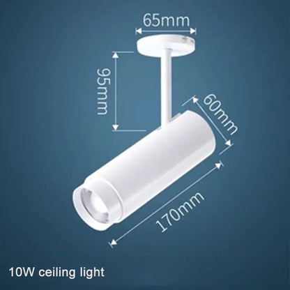 أضواء مسار صناعية سوداء قابلة للتعديل من DecorBites™