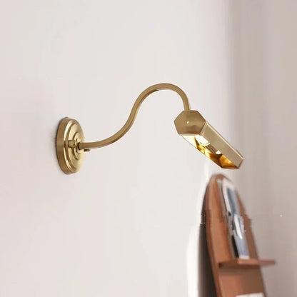 DecorBites™ Gold Mirror Headlight Wall Light - Modern Bedroom Reading Lamp Art Deco