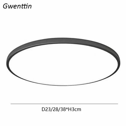 DecorBites™ LED Round Ceiling Light Kitchen Living Room Bedroom Modern Thin Bathroom Lamp