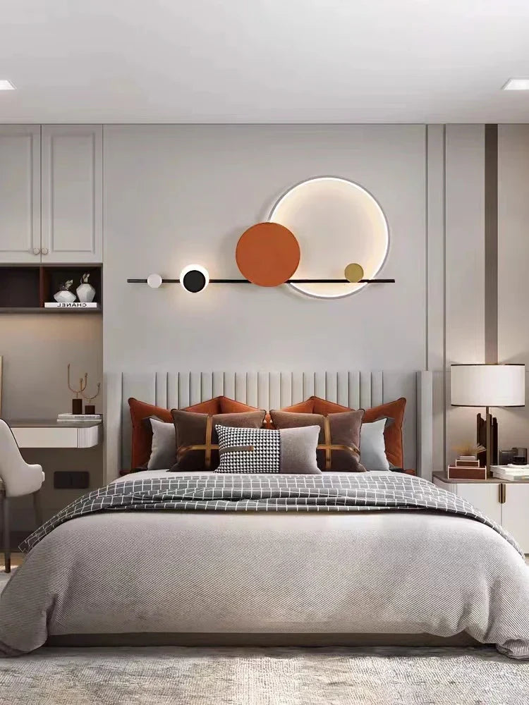 DecorBites™ Art Deco LED Wall Sconce: Modern Lighting for Hotel Restaurant Corridors