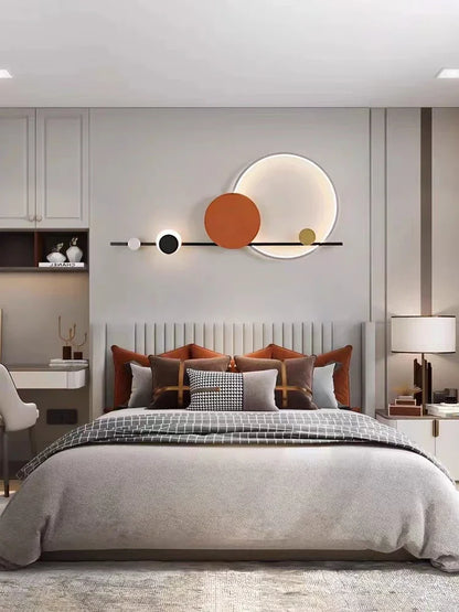 DecorBites™ Art Deco LED Wall Sconce: Modern Lighting for Hotel Restaurant Corridors